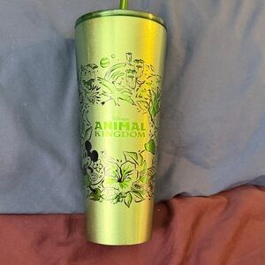 Starbucks Disney Animal Kingdom Green Travel Tumbler